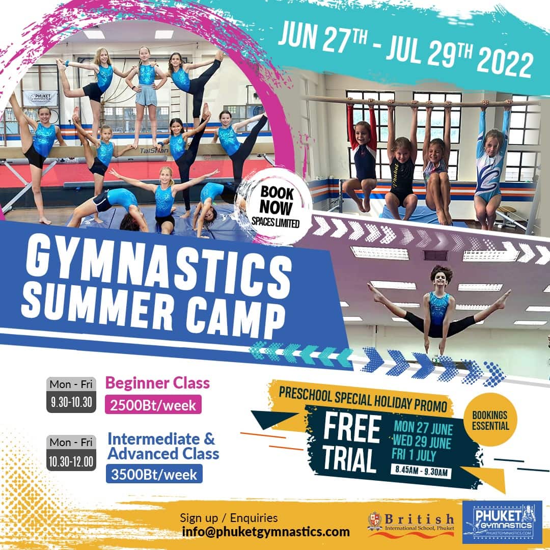 Phuket Gymnastics to Offer Summer Camp at BISP British International