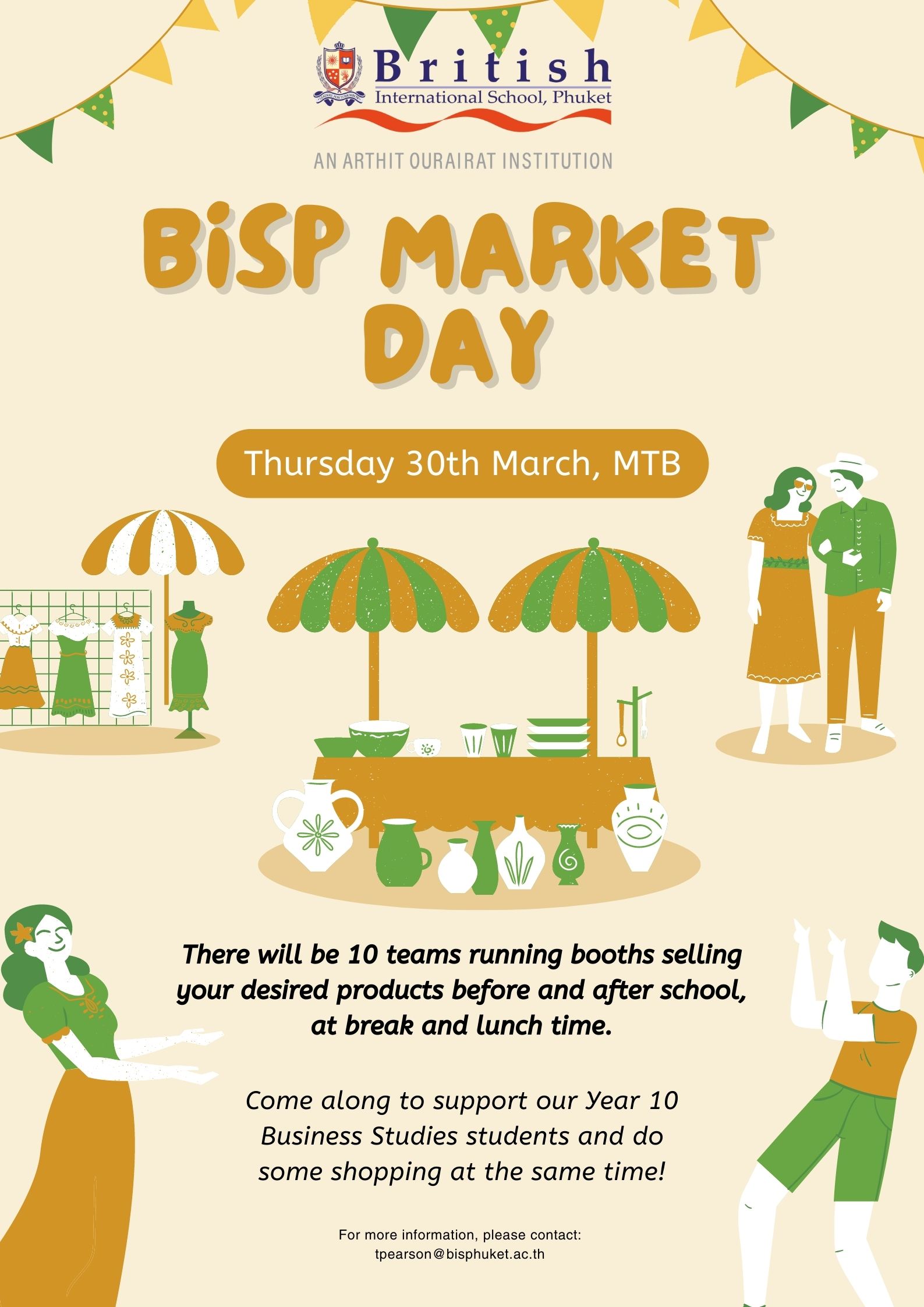 The Pressure Is On… Bisp Y10 Market Day Challenge 2023 British International School Phuket