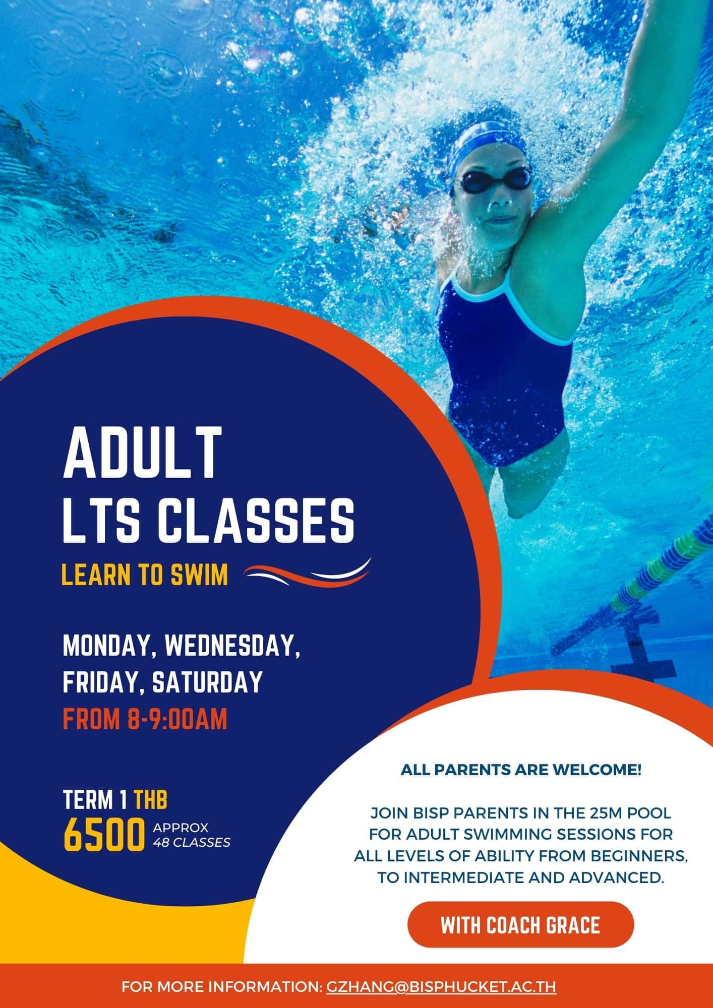 Adult LTS Classes for BISP Parents | British International School Phuket